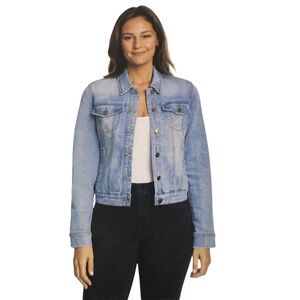Social Standard By Sanctuary Augustine Light Blue Denim Jacket XXL MSRP$ 109